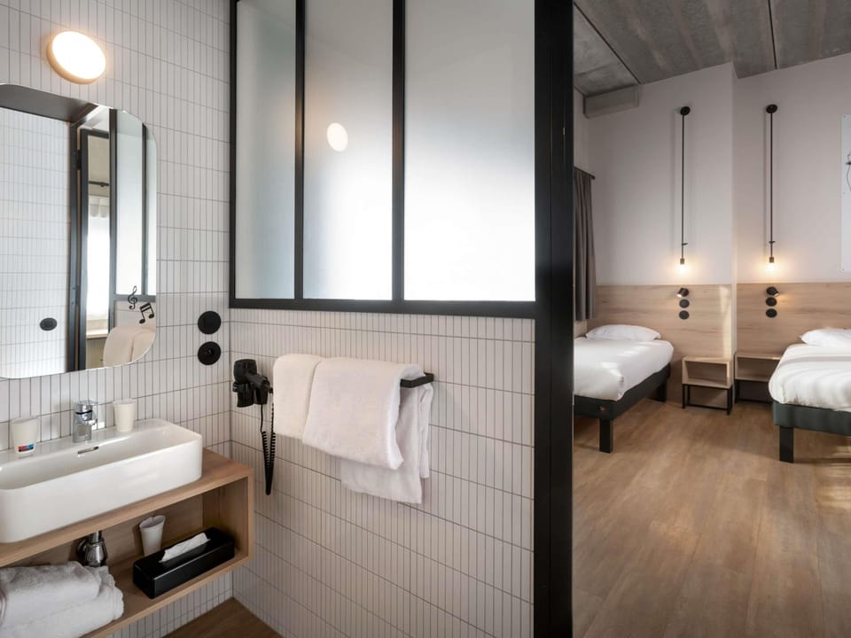 Standard Room, Multiple Beds | In-room safe, desk, soundproofing, iron/ironing board