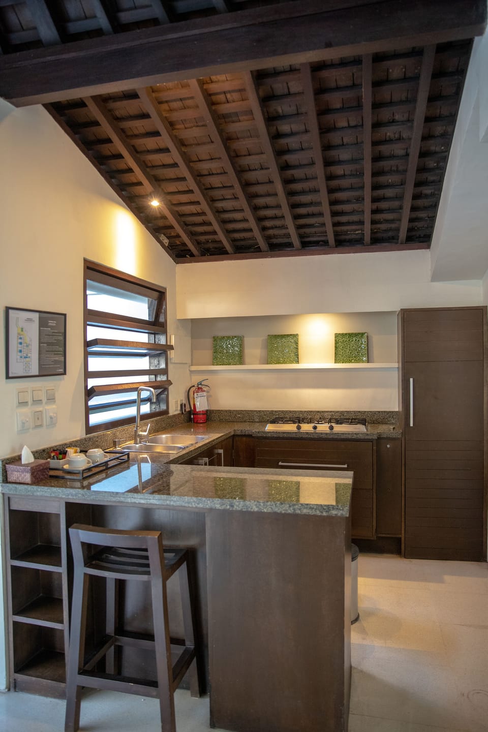 Honeymoon Villa | Private kitchen | Coffee/tea maker