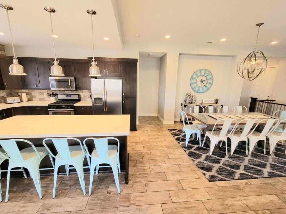 Kitchen and dining area