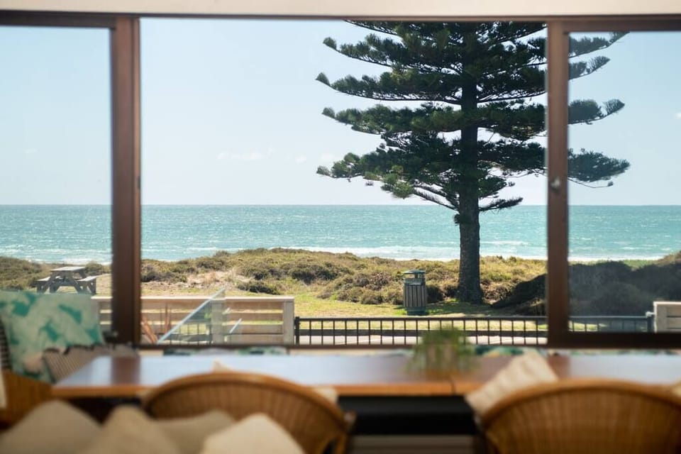 View of beach from Living area