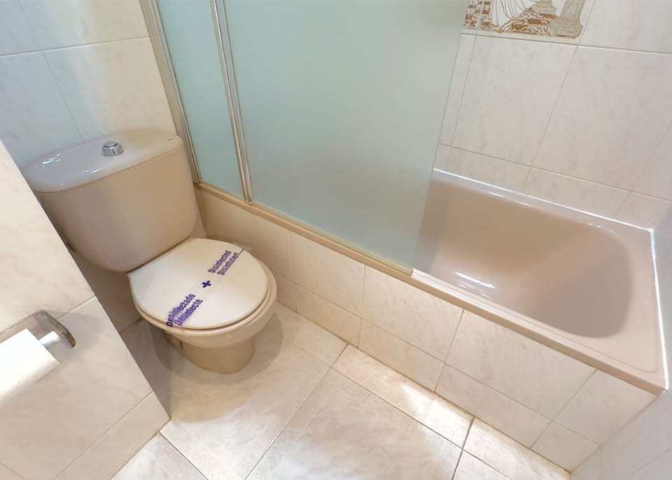 En suite bathroom