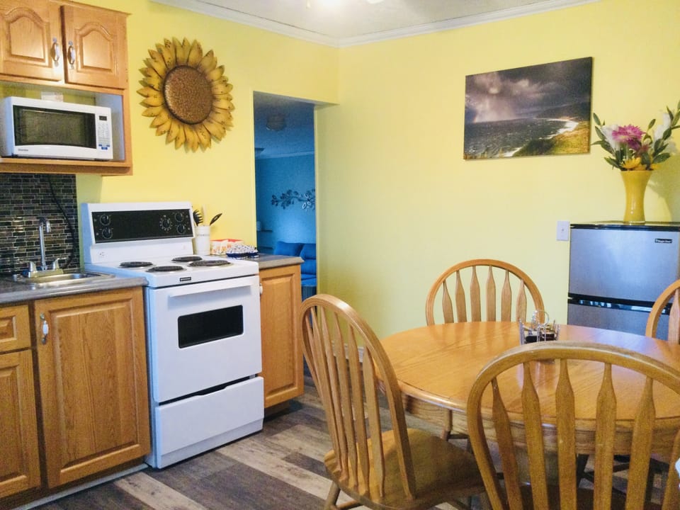 Full kitchen with everything you may need.