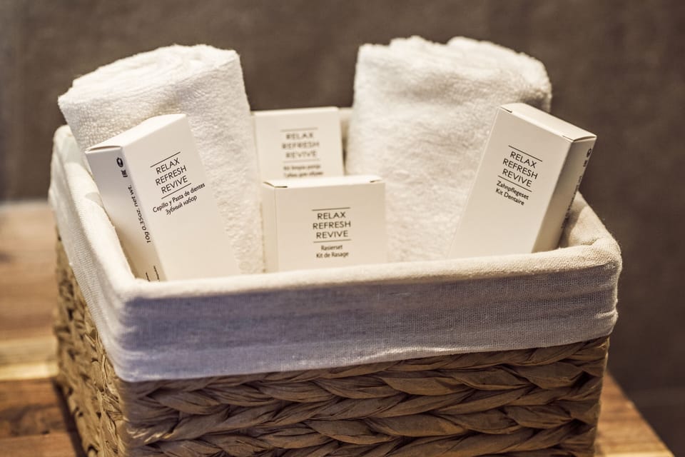 Executive Suite | Bathroom | Shower, free toiletries, hair dryer, slippers