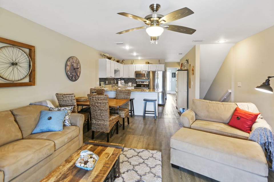 Living, Dining & Kitchen