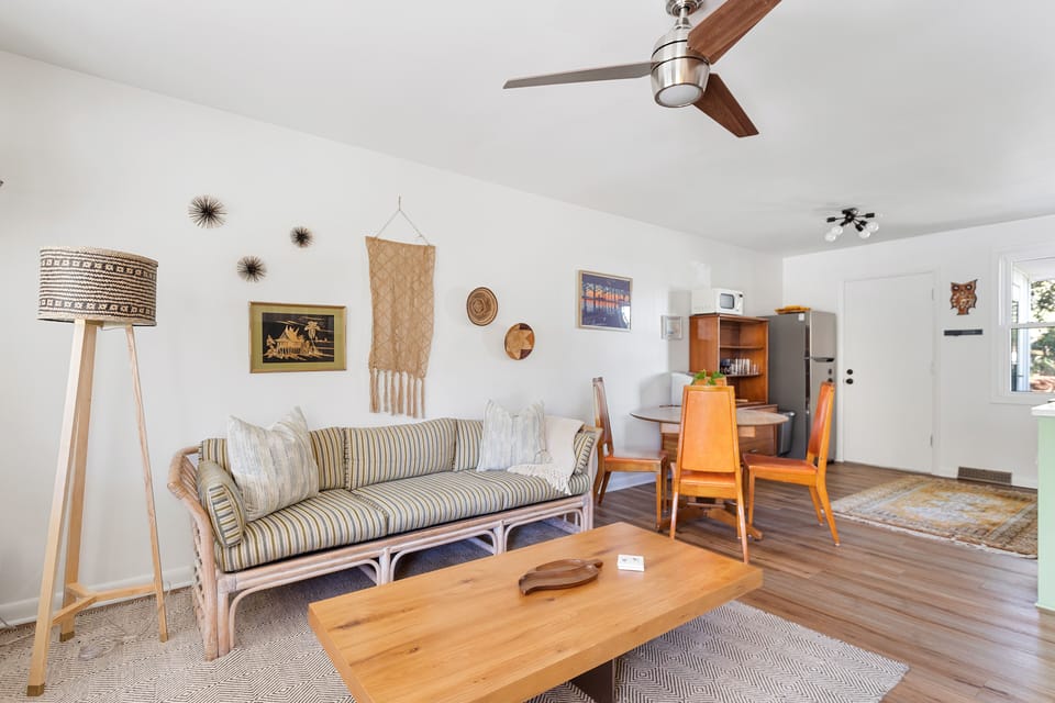 Open Concept Living Room and Dining area