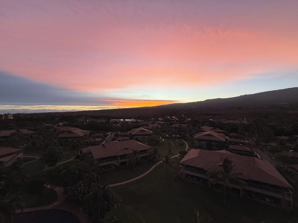 Enjoy stunning, cotton candy sunrises directly from the lanai