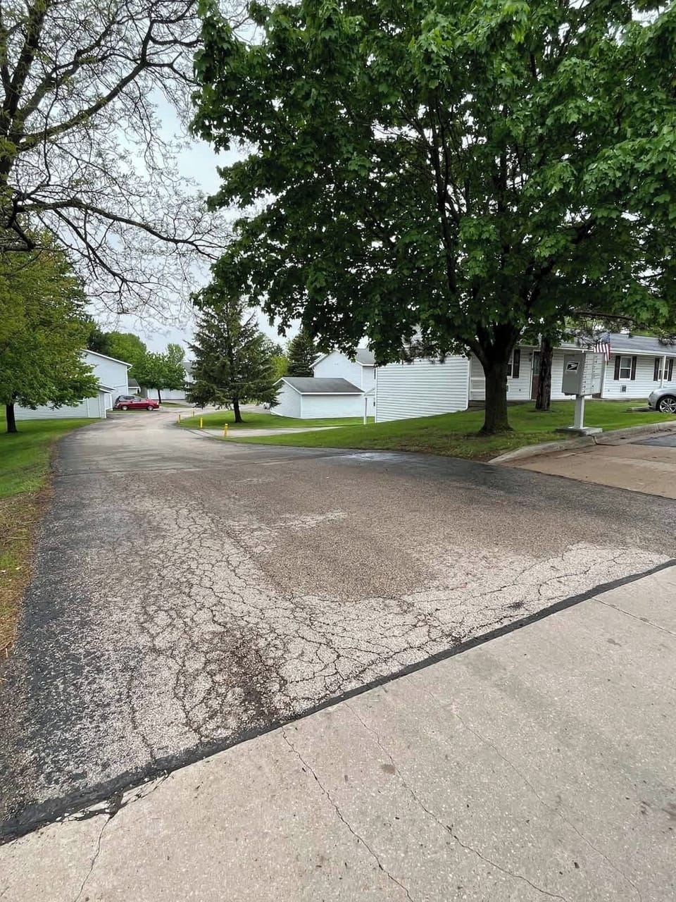 Driveway by the Side of the Building