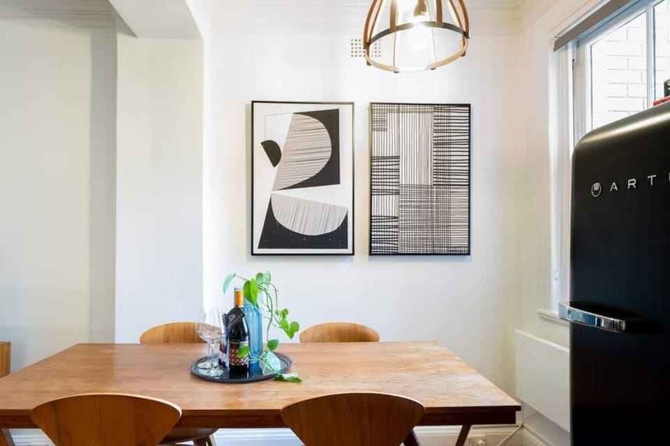 The dining area of the apartment!  Photography by Love Space Photography, NSW, Australia.