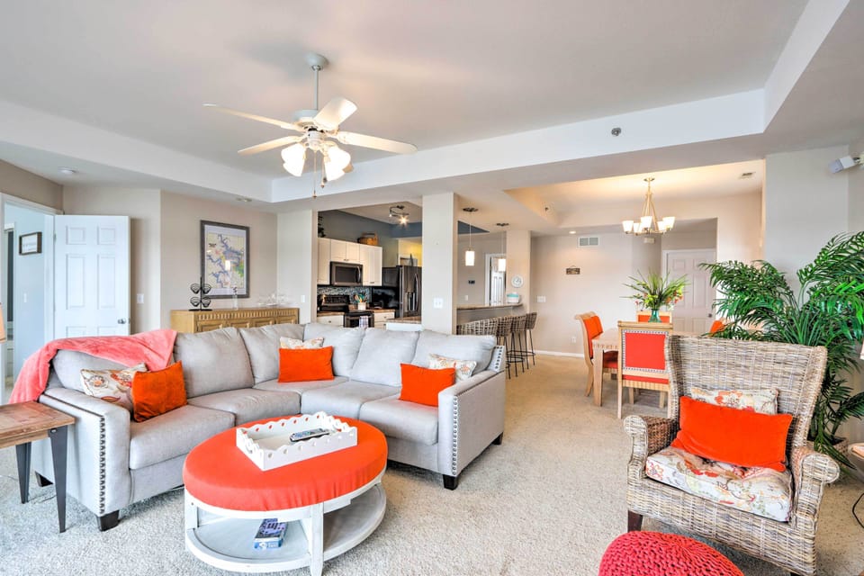 Main Living Space | 50" Smart TV | Central Heat & Air Conditioning | Free WiFi