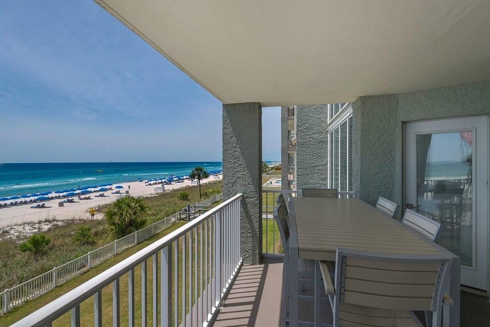 View from private balcony