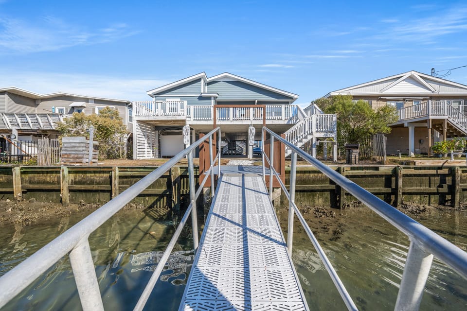 Private dock access to explore the channel.