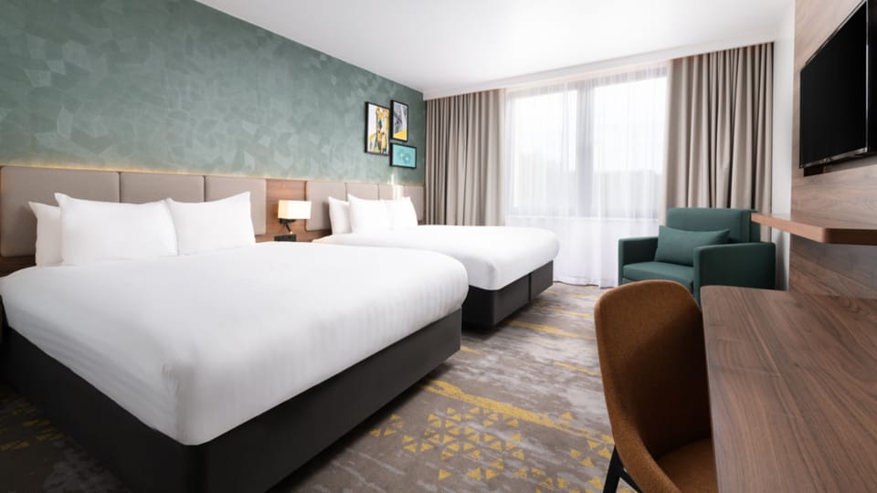 Standard Room, Multiple Beds | 1 bedroom, desk, iron/ironing board, free cribs/infant beds