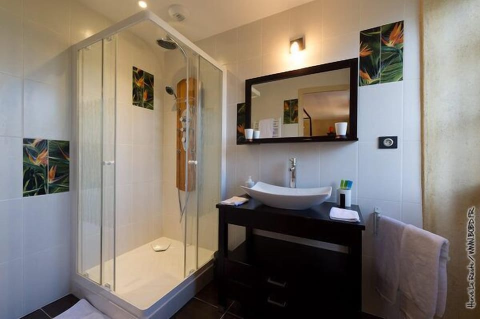 Double Room | Bathroom | Hydromassage showerhead, free toiletries, hair dryer, slippers