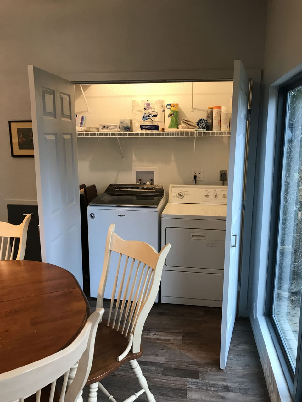 Washer and dryer 