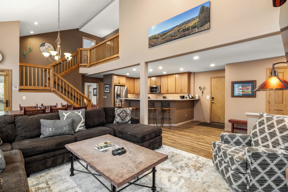 Multi-level home allows all to have space to spread out!