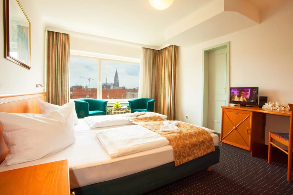 Standard Double Room | Hypo-allergenic bedding, desk, blackout drapes, soundproofing