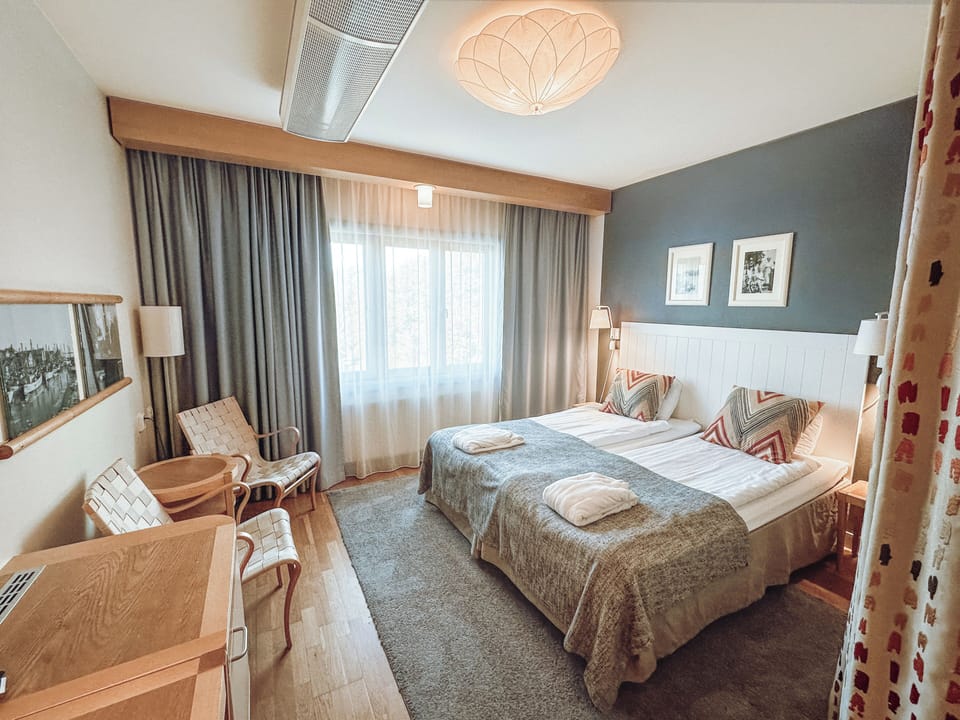 In-room safe, desk, laptop workspace, iron/ironing board