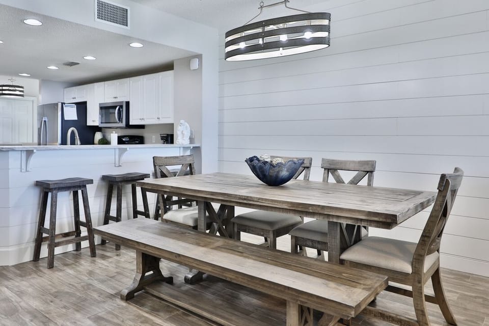 Dining table.