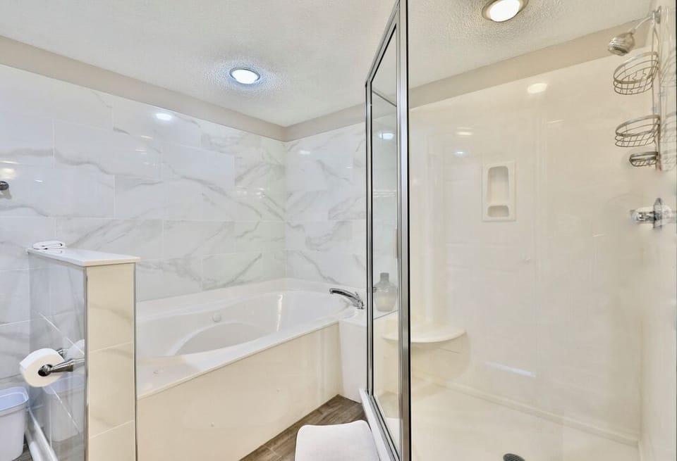 Master bathroom.