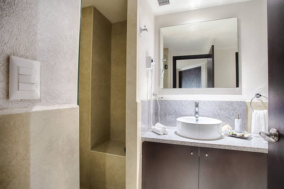 Bathroom and shower