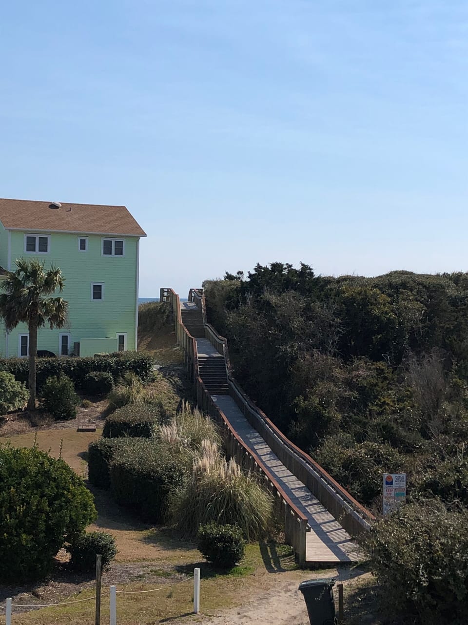Beach access directly across the street