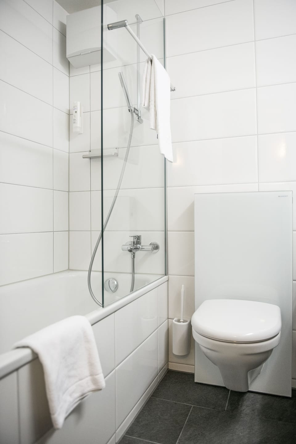 Standard Room, 1 Double or 2 Twin Beds | Bathroom | Eco-friendly toiletries, hair dryer, towels