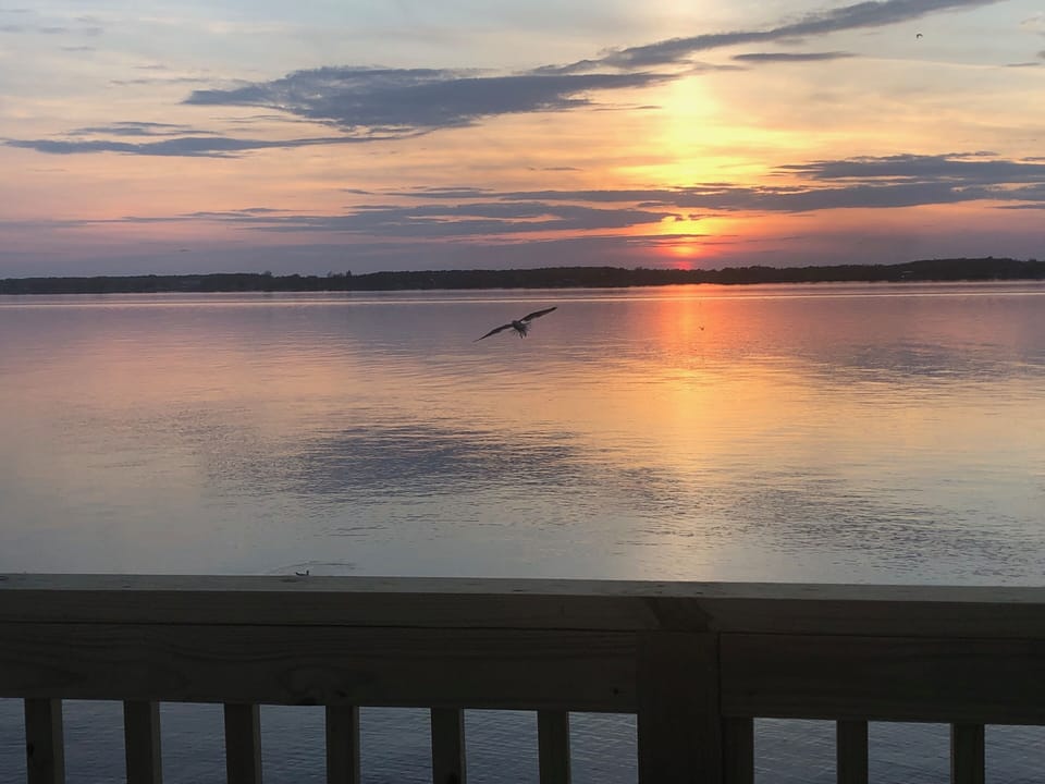 Fall sunset