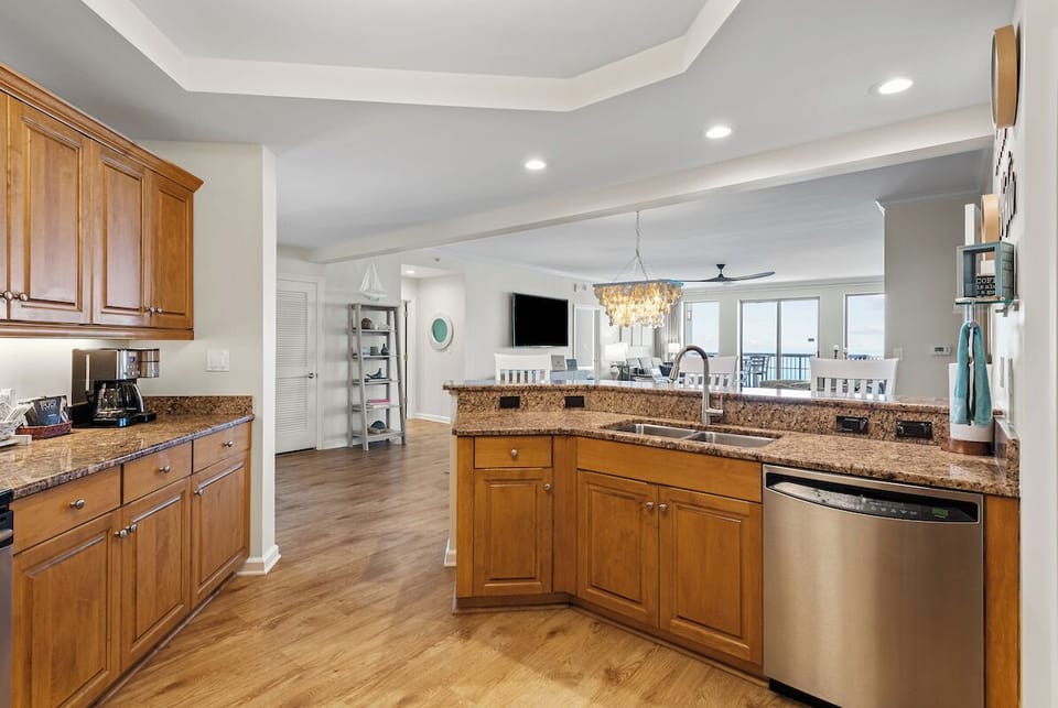 Kitchen - The kitchen is open to the Great Room, so you can be connected even when cooking.