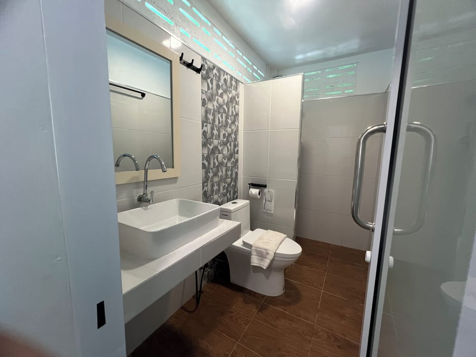 Standard Bungalow, 1 Queen Bed, Terrace, Garden View | Bathroom | Shower, eco-friendly toiletries, towels, soap