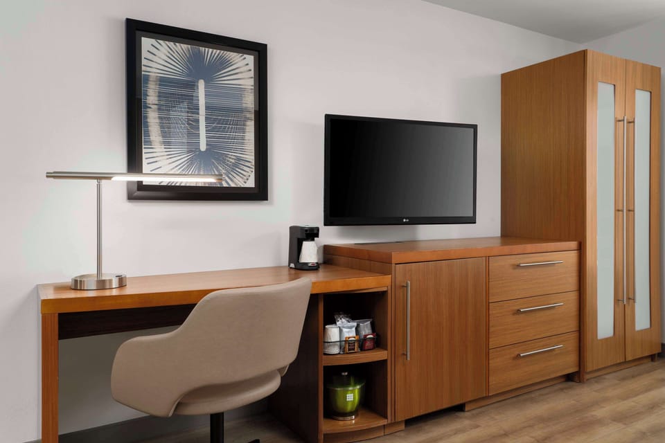 In-room safe, desk, iron/ironing board, free cribs/infant beds