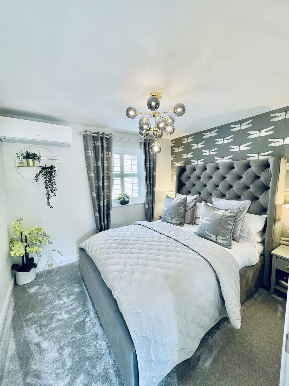Beautiful Interior Designed Bedroom with Smart TV & Netflix for cosy nights in.