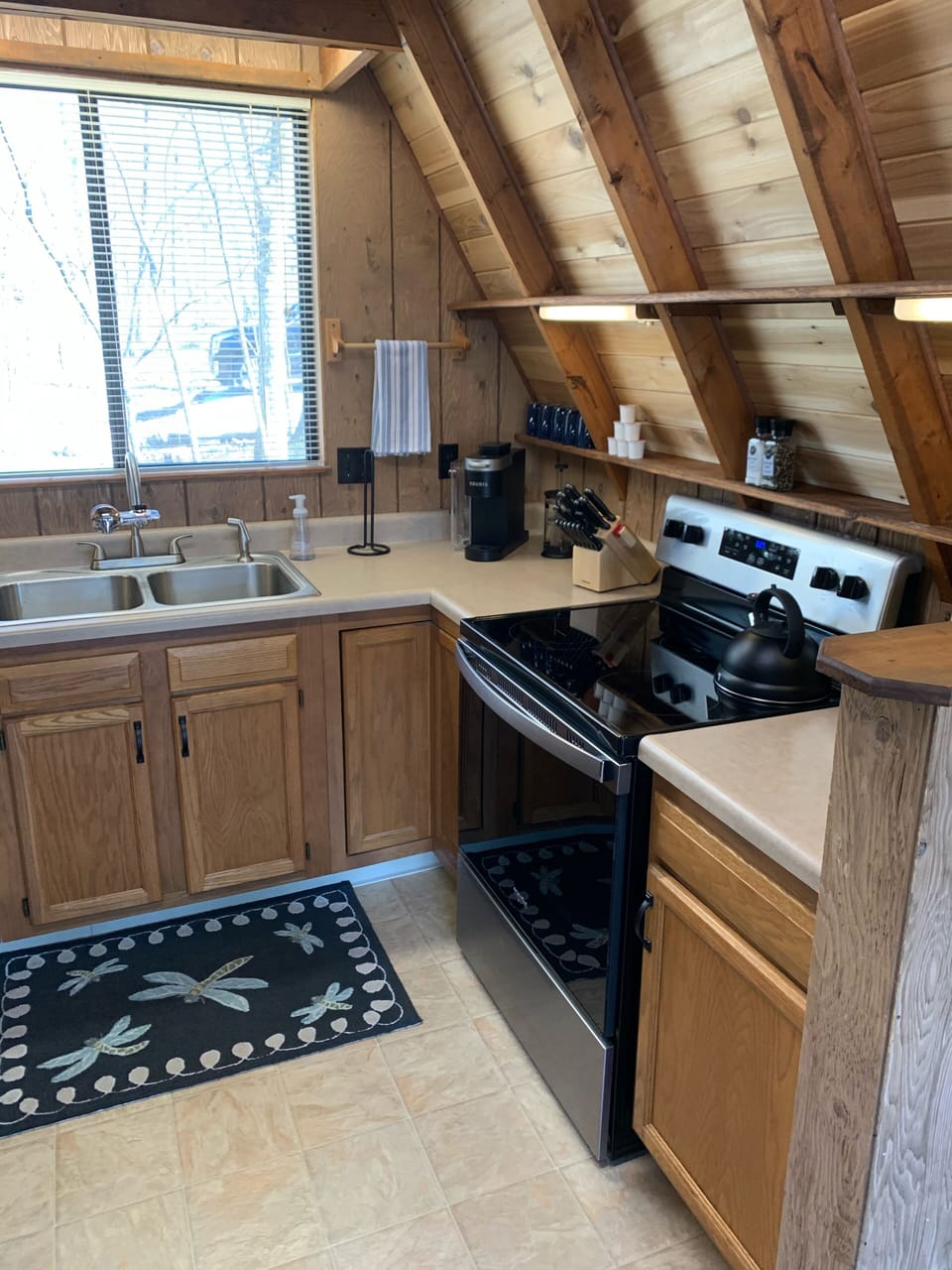 Kitchen with Keurig 