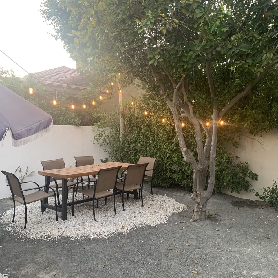 Outdoor dining