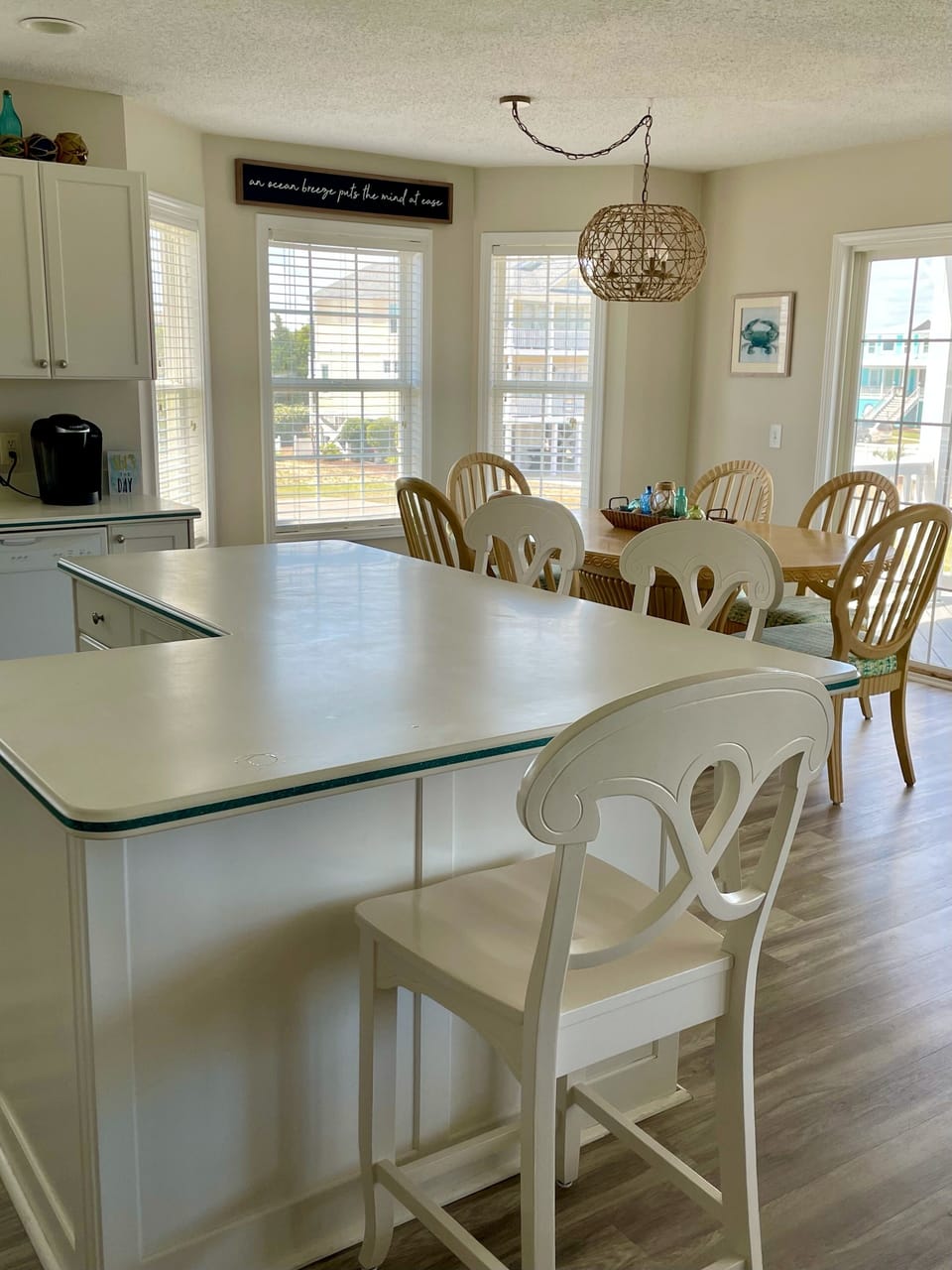 Updated open concept kitchen