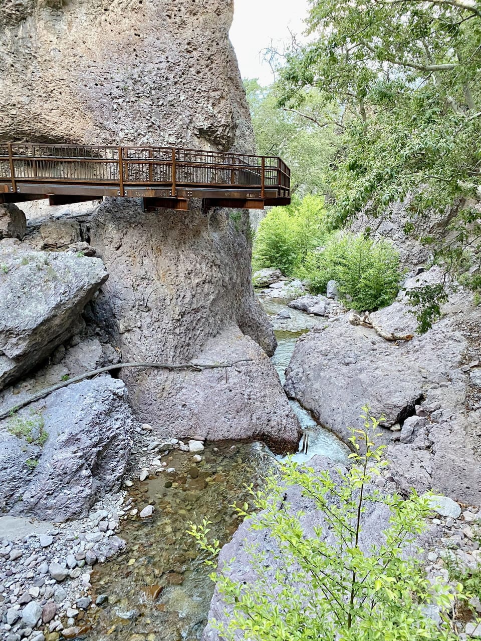 The Catwalk Trail is a 2-mile long loop