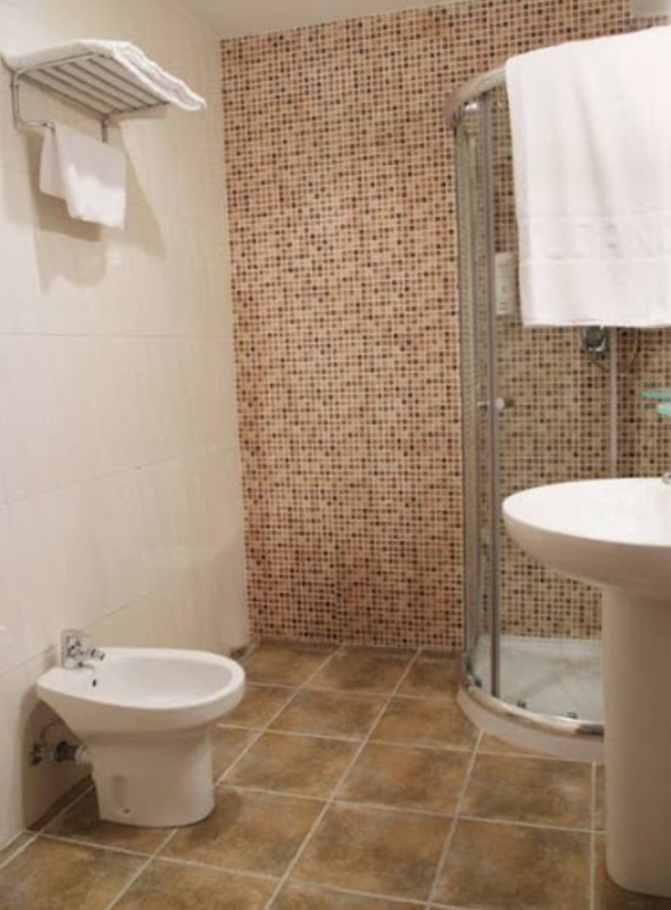 Free toiletries, hair dryer, bidet, towels