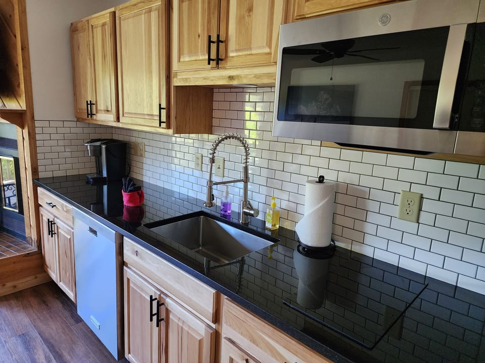 New kitchen. Granite counter tops