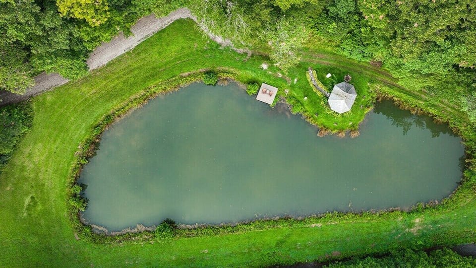Overview Of The Private Pond At Liberty Lookout