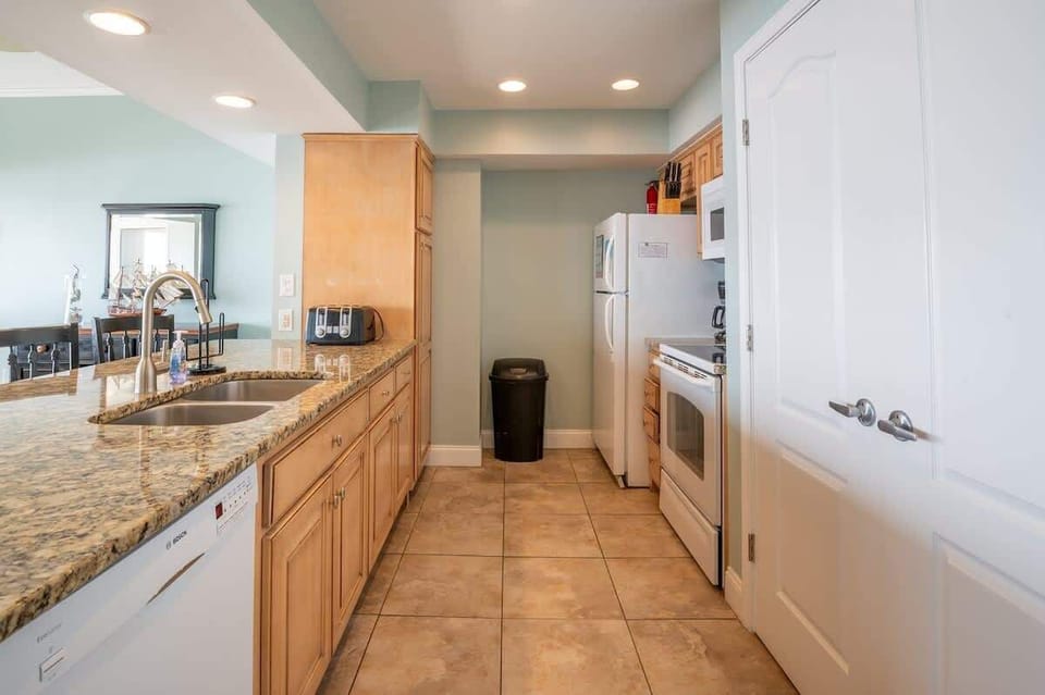 Kitchen with Granite Countertops