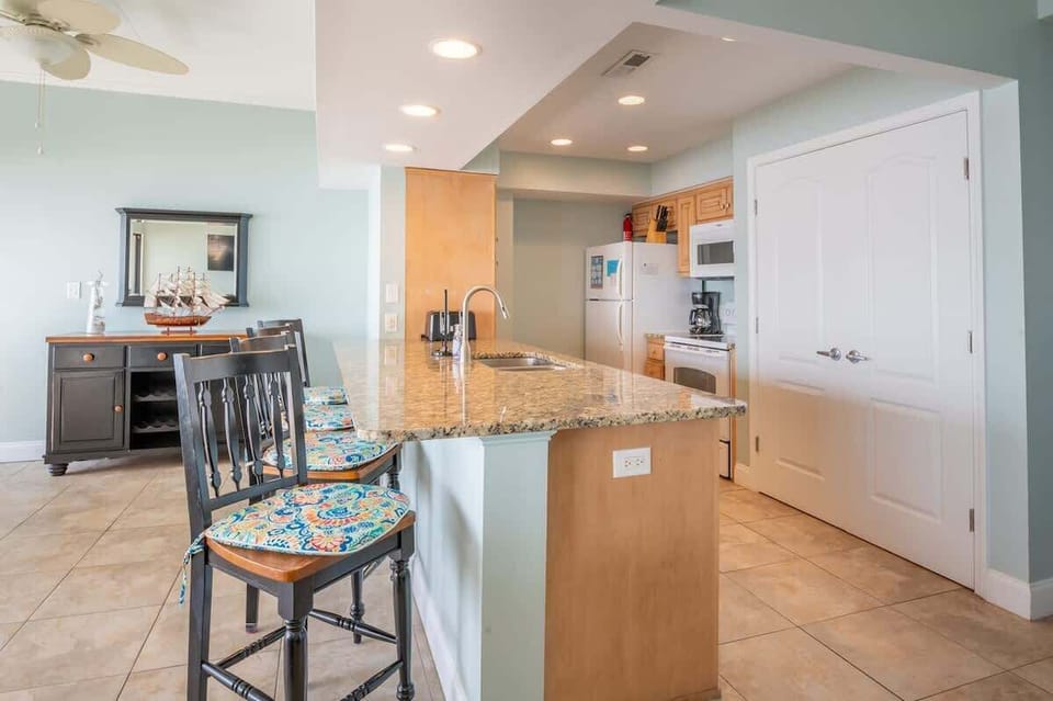 Kitchen with Granite Countertops