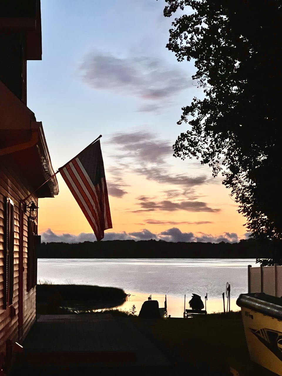 Predawn from driveway 