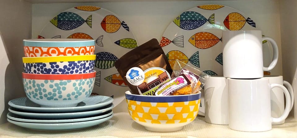 Please enjoy your 1st mornings coffee and a treat on us!