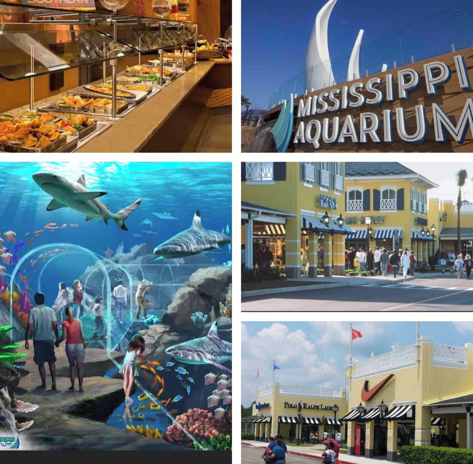 -Aquarium 2 miles away.
 -Southern Foods