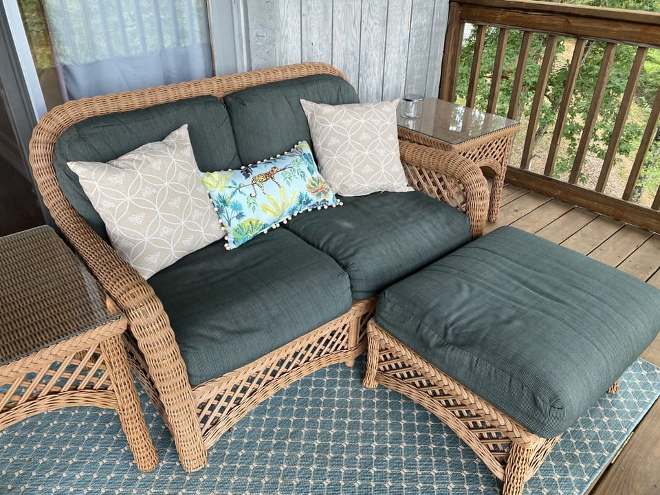 Large 24 foot deck to enjoy coffee in the morning or the beautiful sunsets