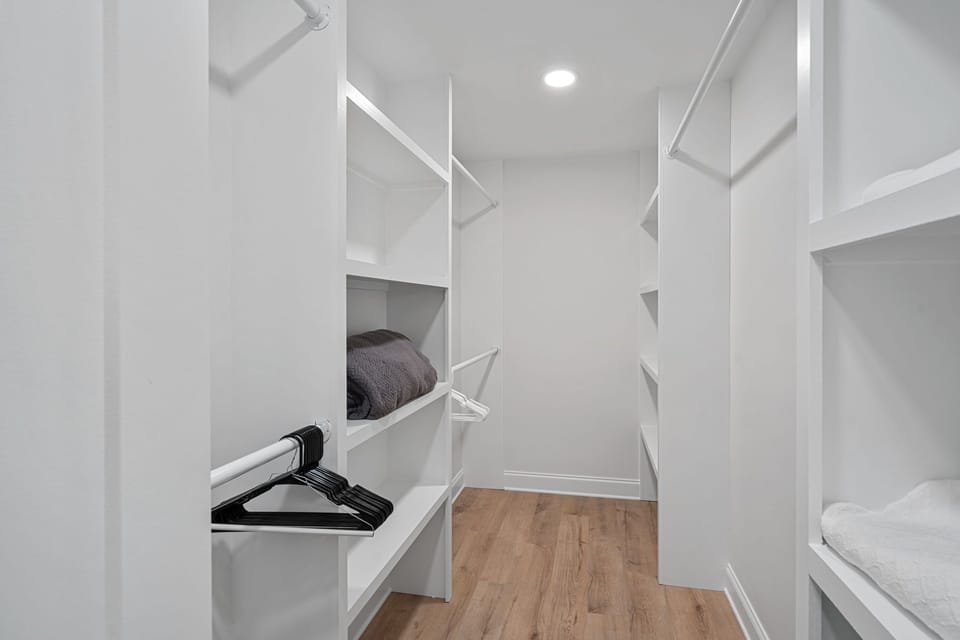 Primary closet.