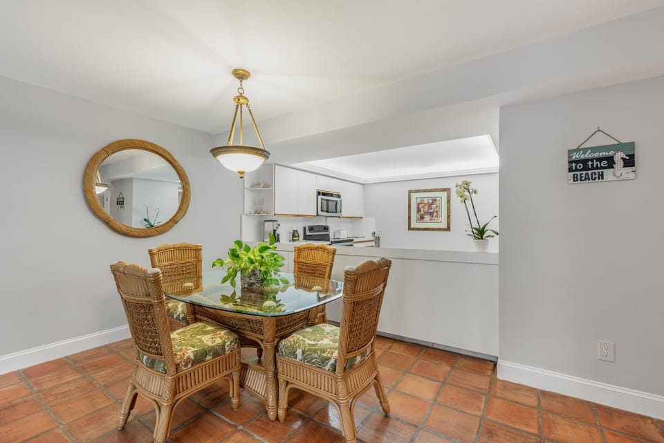 Indoor dining area