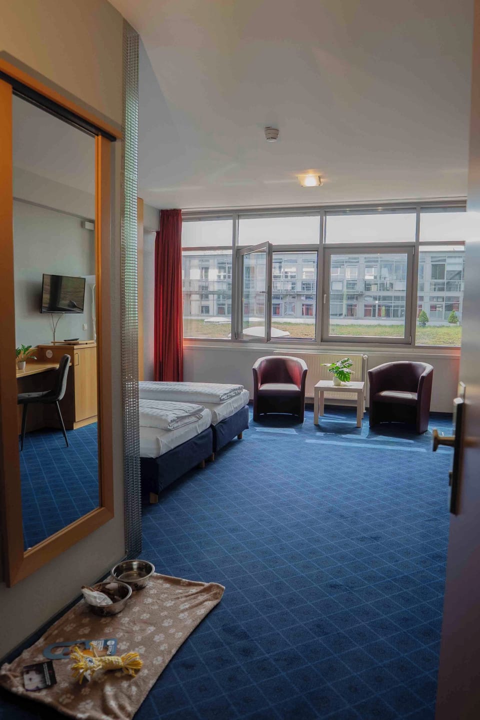 Comfort Double Room, Non Smoking | Hypo-allergenic bedding, desk, laptop workspace, iron/ironing board