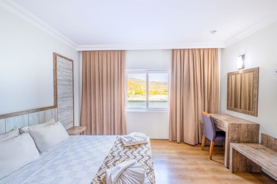 Premium bedding, minibar, WiFi (surcharge), bed sheets