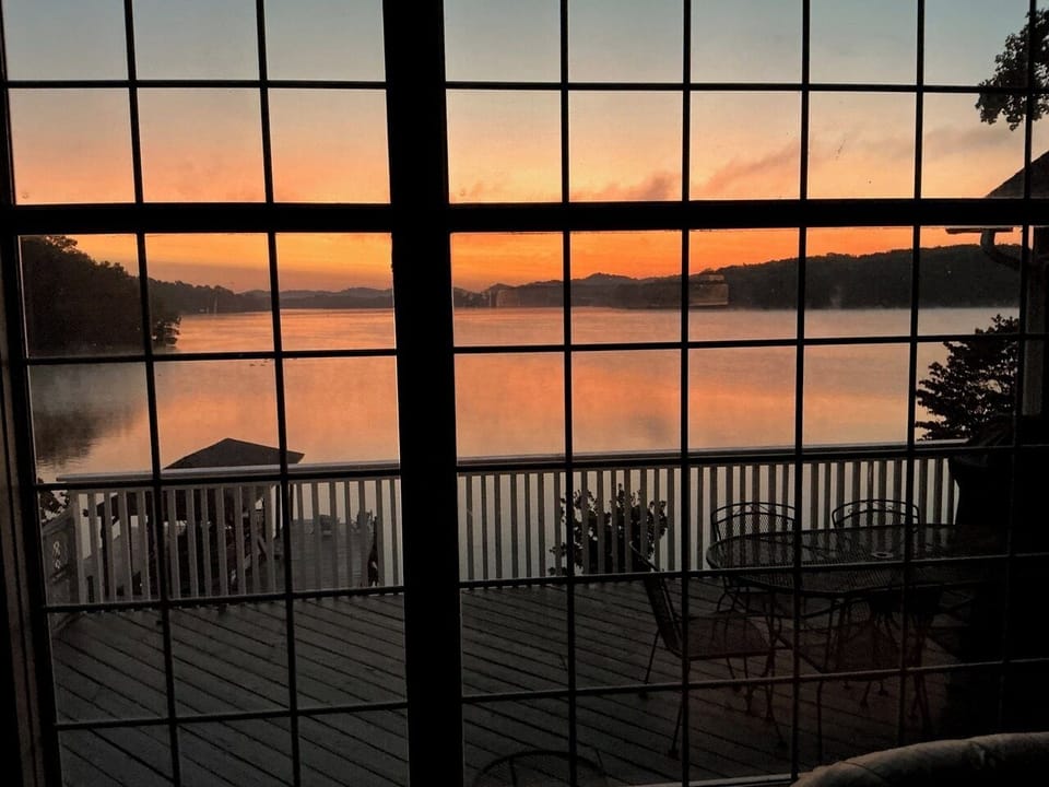 Sunrise from our living room!