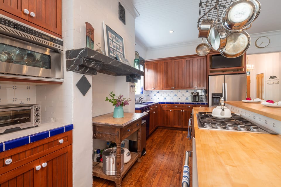 Main Kitchen with Commercial Appliances